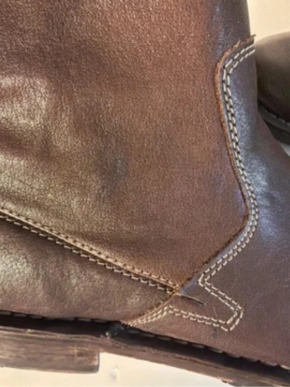 John Varvatos Star USA Driggs Men's Sz 7.5 M Brown Leather Zip Snap Ankle Boots